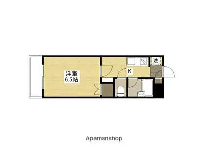 AMALFI90(1K/2階)の間取り写真