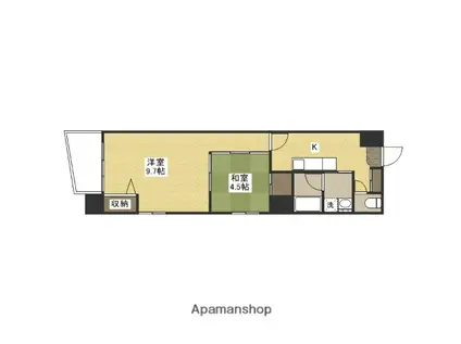 マルベニ堺町ビル(2K/10階)の間取り写真