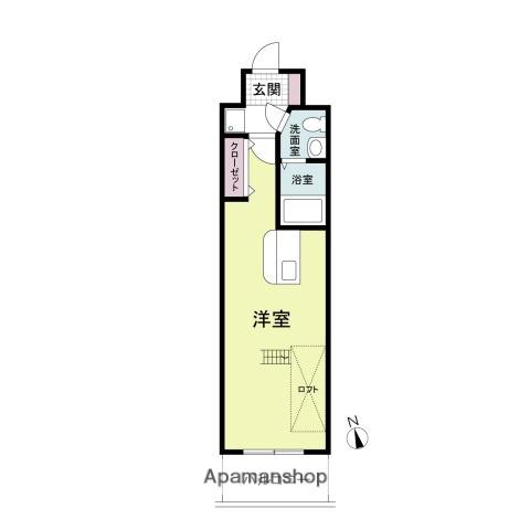 S-FORT鶴見町(ワンルーム/5階)の間取り写真