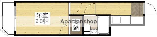 サンライフ東雲(1K/6階)の間取り写真