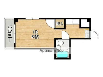 南千田柴崎ビル(ワンルーム/3階)の間取り写真