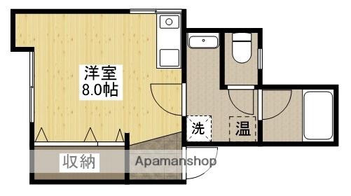 エスポワール鉄砲町(ワンルーム/4階)の間取り写真