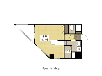 エトゥール古江駅前(ワンルーム/5階)の間取り写真