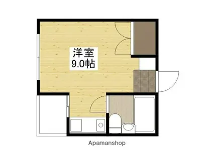 サニーベル住吉(ワンルーム/4階)の間取り写真