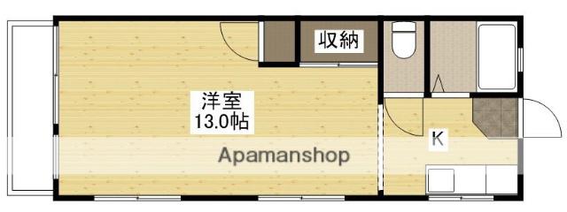 木村ビル(ワンルーム/4階)の間取り写真