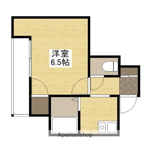 プロヴィデンスコスモ(1K/4階)の間取り写真