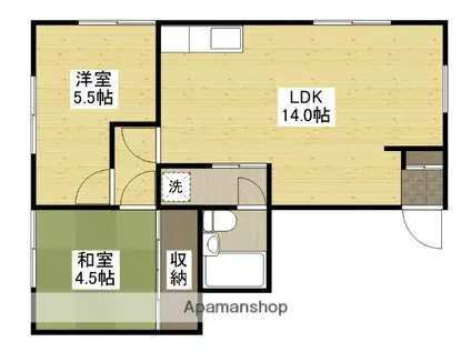 アルティメイトBUILDG.NO.6(2LDK/3階)の間取り写真
