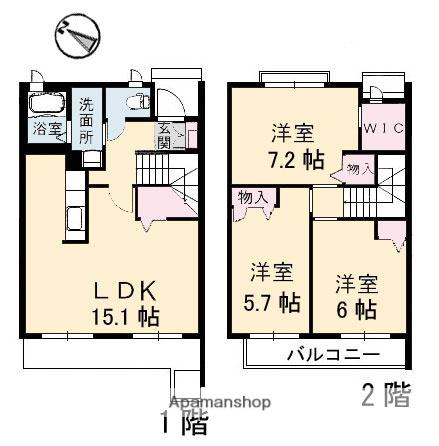 ジュビリータウン(3LDK)の間取り写真