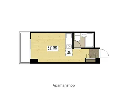 リアライズ福山(ワンルーム/6階)の間取り写真