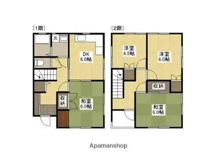 ローズタウン(4DK)の間取り写真