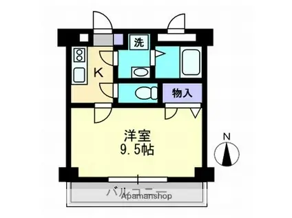 AT・LIFE大門(1K/4階)の間取り写真