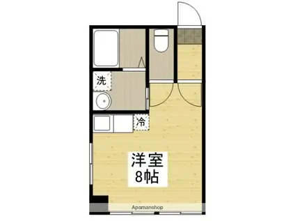 SATOビルみふね(ワンルーム/4階)の間取り写真