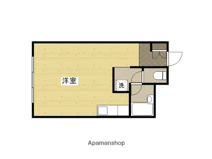 三原サン・スクエア(ワンルーム/2階)の間取り写真