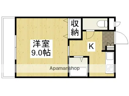 メゾン今井(1K/3階)の間取り写真