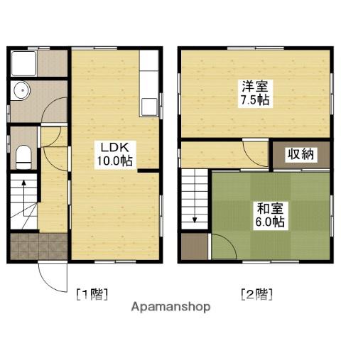 太田住宅(2LDK)の間取り写真