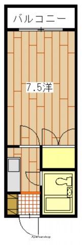 ベルメゾン大芝(1K/4階)の間取り写真