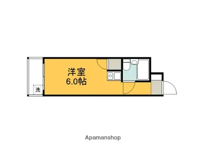 KDコーポ2(ワンルーム/4階)の間取り写真