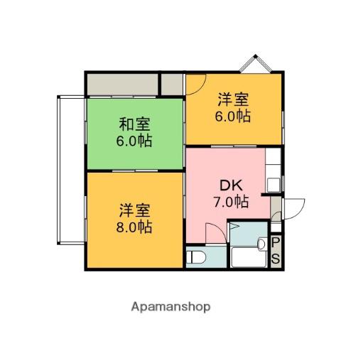 レジェンドいとう(3DK/3階)の間取り写真