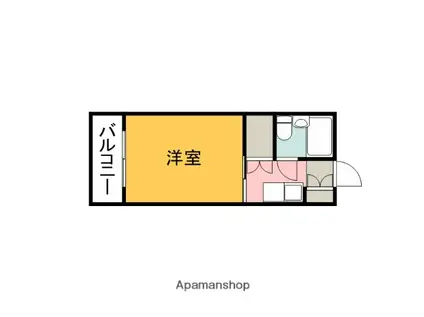 アメニティ長束Ⅰ旧E・R・O・E長束 ONE(1K/3階)の間取り写真