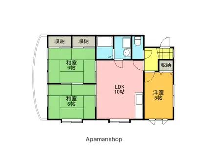 メゾン・ド・谷口(3LDK/4階)の間取り写真