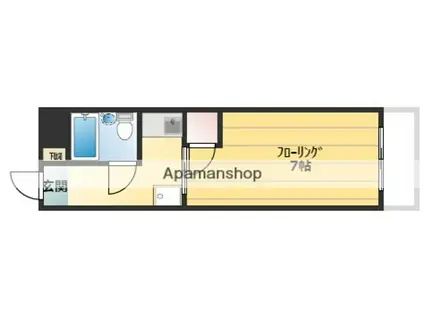 GM-BLDG(1K/4階)の間取り写真