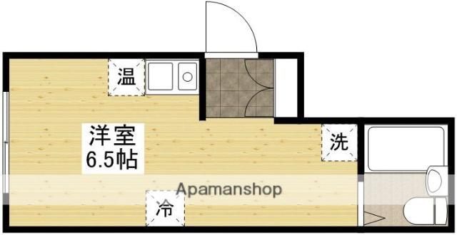 シャルム舟入Ⅰ(ワンルーム/3階)の間取り写真