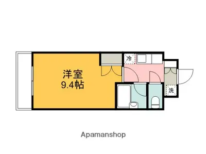 WING STK(1K/8階)の間取り写真