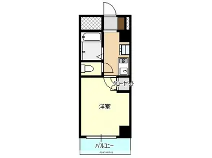 エトノ空港通(1K/3階)の間取り写真