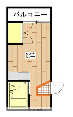 粟屋ビル(ワンルーム/3階)の間取り写真