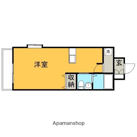FKJ十日市ビル(ワンルーム/8階)の間取り写真