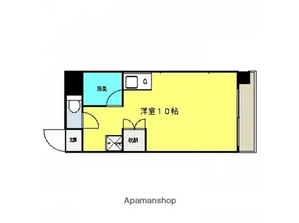 ドゥジェームNISHITAYA(ワンルーム/2階)の間取り写真