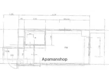 アクアビュー東観音旧 BOARDWALK観音(ワンルーム/4階)の間取り写真