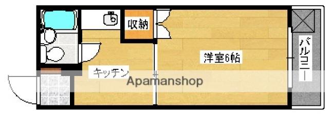 柴崎東雲ビル(1K/3階)の間取り写真
