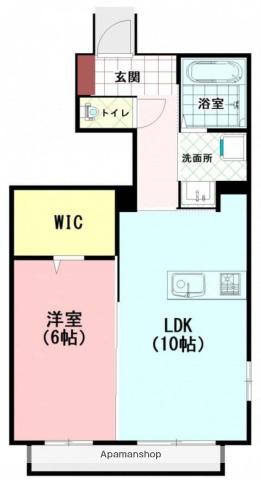 ユアメゾンプレミールA(1LDK/1階)の間取り写真