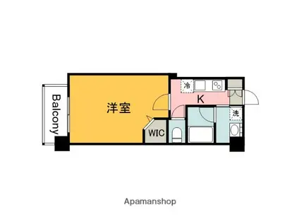 YELL RESIDENCE横川新橋(1K/8階)の間取り写真
