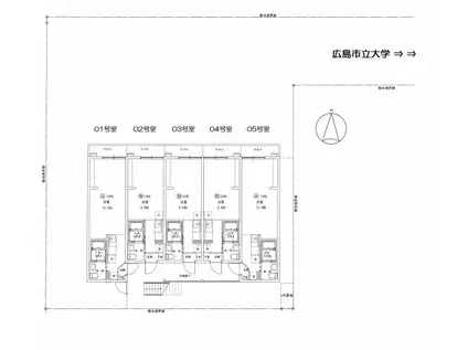 セントラーレ(ワンルーム/1階)の間取り写真
