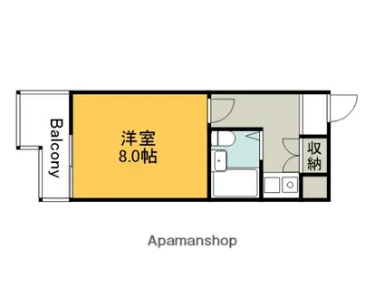 NEPHEL榎町(ワンルーム/9階)の間取り写真