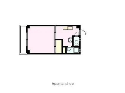 シティハウス上市(1K/2階)の間取り写真