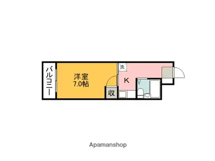 GM-BLDG(1K/4階)の間取り写真