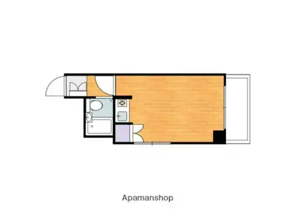 アメニティ吉島通(ワンルーム/3階)の間取り写真