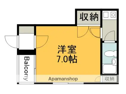 第5光和ビル(1K/3階)の間取り写真