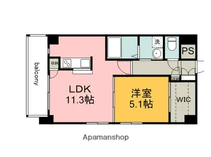 MARIONETTE Ⅶ(1LDK/9階)の間取り写真