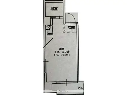 清和京橋(ワンルーム/7階)の間取り写真