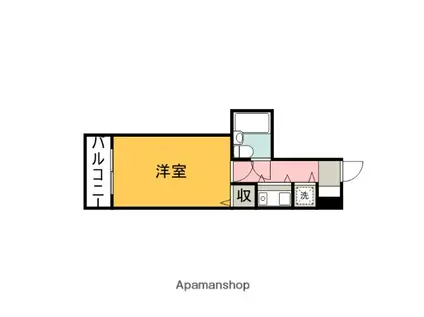 朝日プラザ横川駅前(1K/4階)の間取り写真