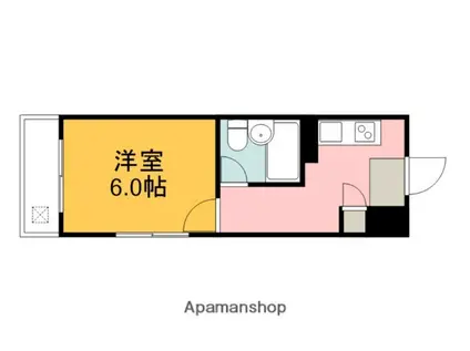Nビル(1K/5階)の間取り写真