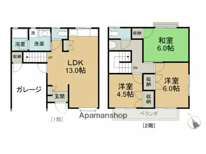 エントピアY(3LDK)の間取り写真