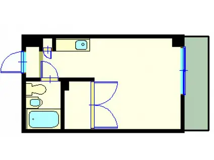 ABCマンション(ワンルーム/2階)の間取り写真