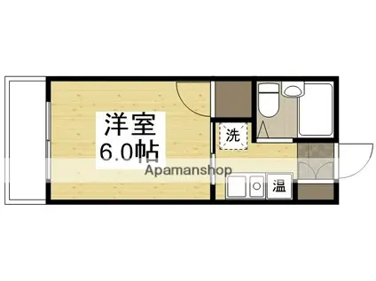 エレガンスE.H(1K/2階)の間取り写真