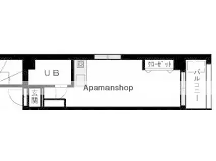 アーバン幟町(ワンルーム/5階)の間取り写真