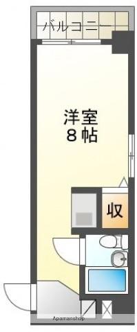 DICE BLDG.大手町Ⅰ(ワンルーム/4階)の間取り写真